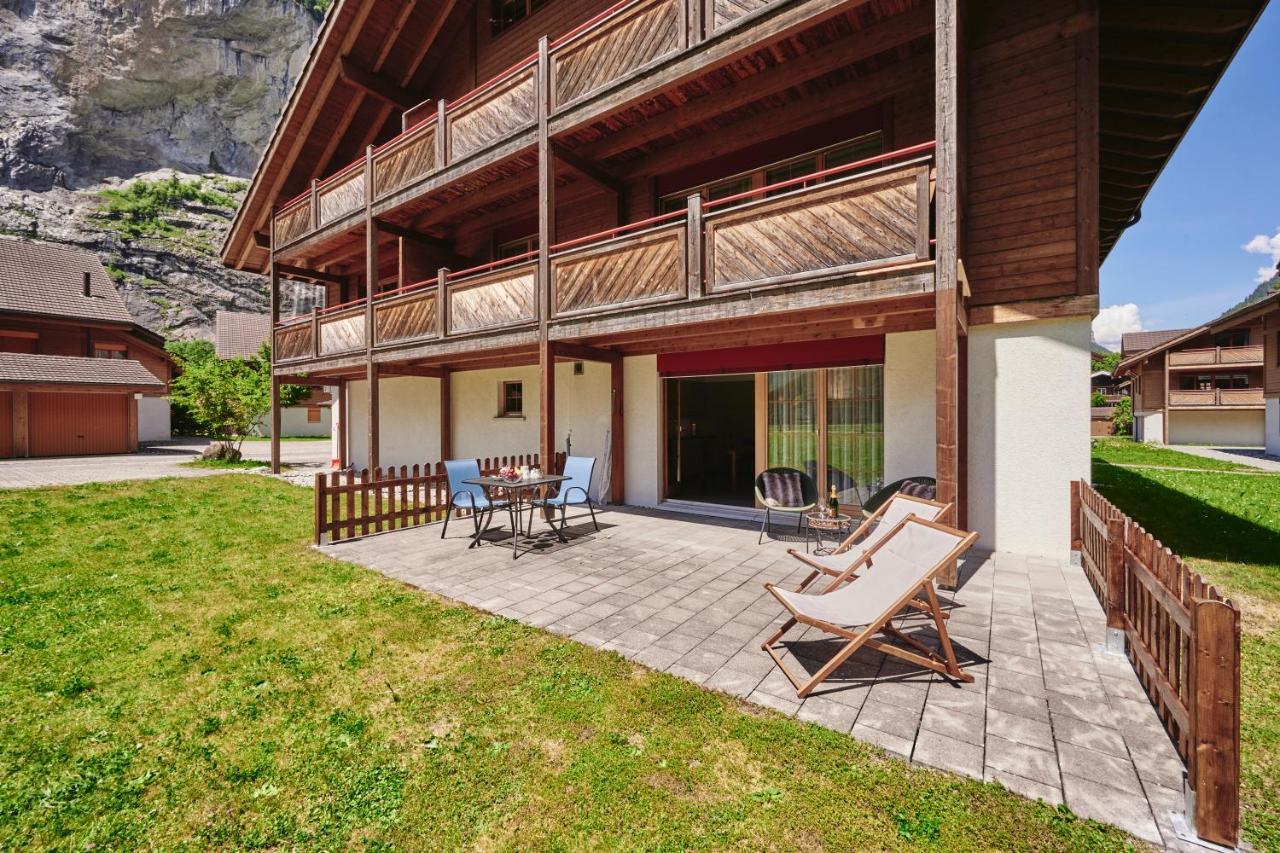 Apartment Truemmelbach, Comfortabl & Cozy, Private Terrace With Best Views Lauterbrunnen Dış mekan fotoğraf