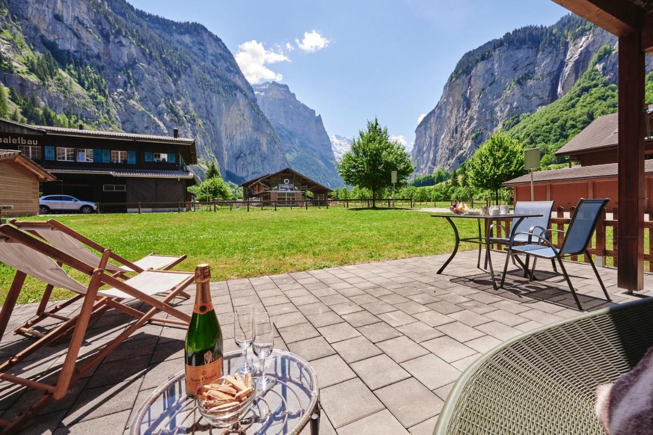 Apartment Truemmelbach, Comfortabl & Cozy, Private Terrace With Best Views Lauterbrunnen Dış mekan fotoğraf