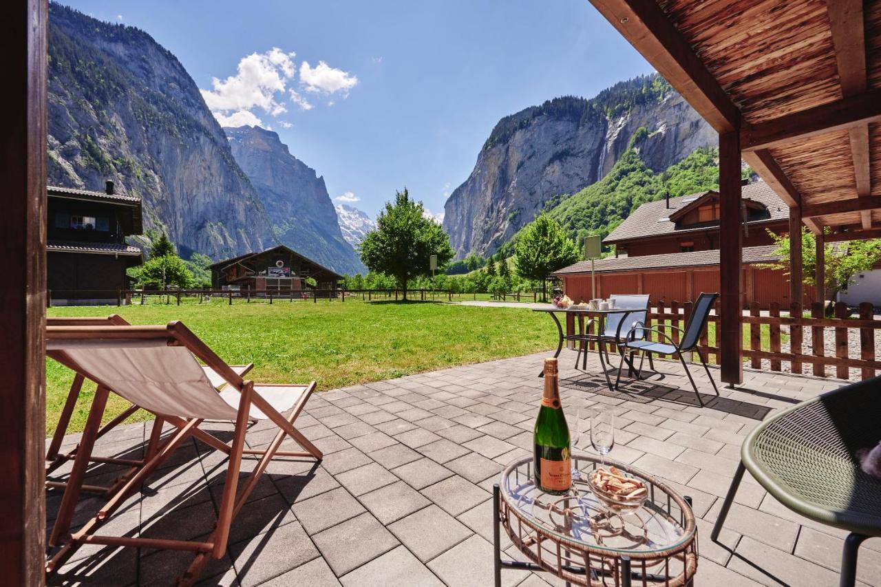 Apartment Truemmelbach, Comfortabl & Cozy, Private Terrace With Best Views Lauterbrunnen Dış mekan fotoğraf