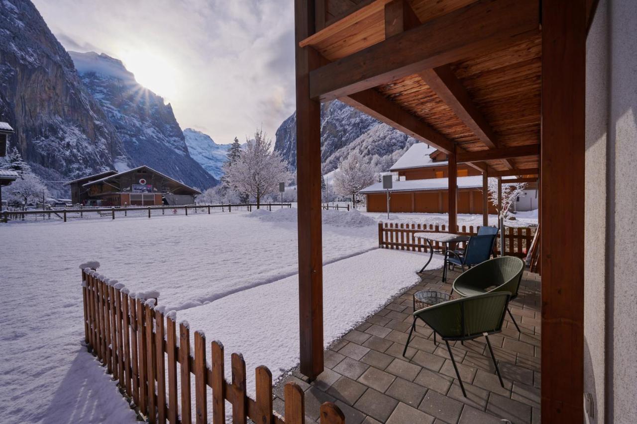 Apartment Truemmelbach, Comfortabl & Cozy, Private Terrace With Best Views Lauterbrunnen Dış mekan fotoğraf