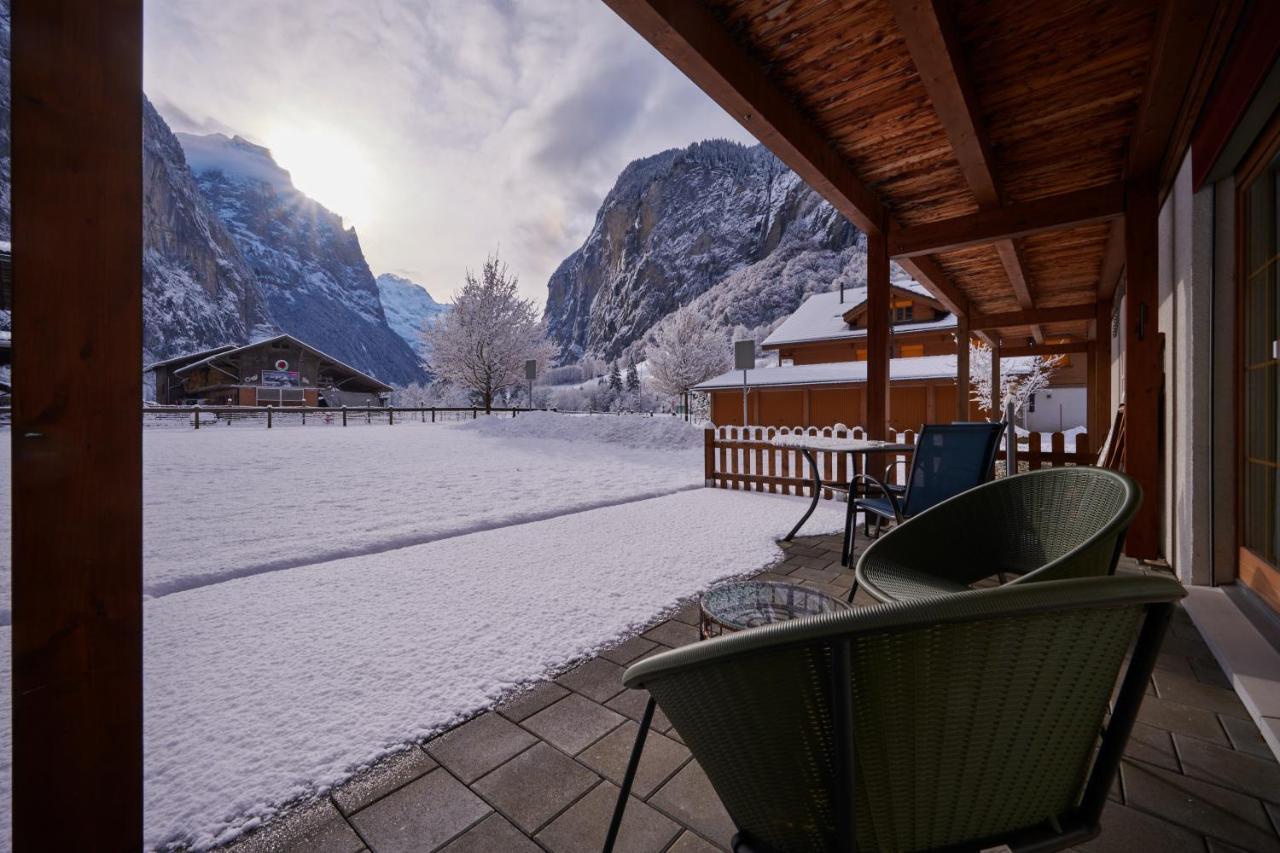 Apartment Truemmelbach, Comfortabl & Cozy, Private Terrace With Best Views Lauterbrunnen Dış mekan fotoğraf